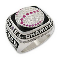 Championship Series Men's Collegiate Ring (Baseball Stone Design)